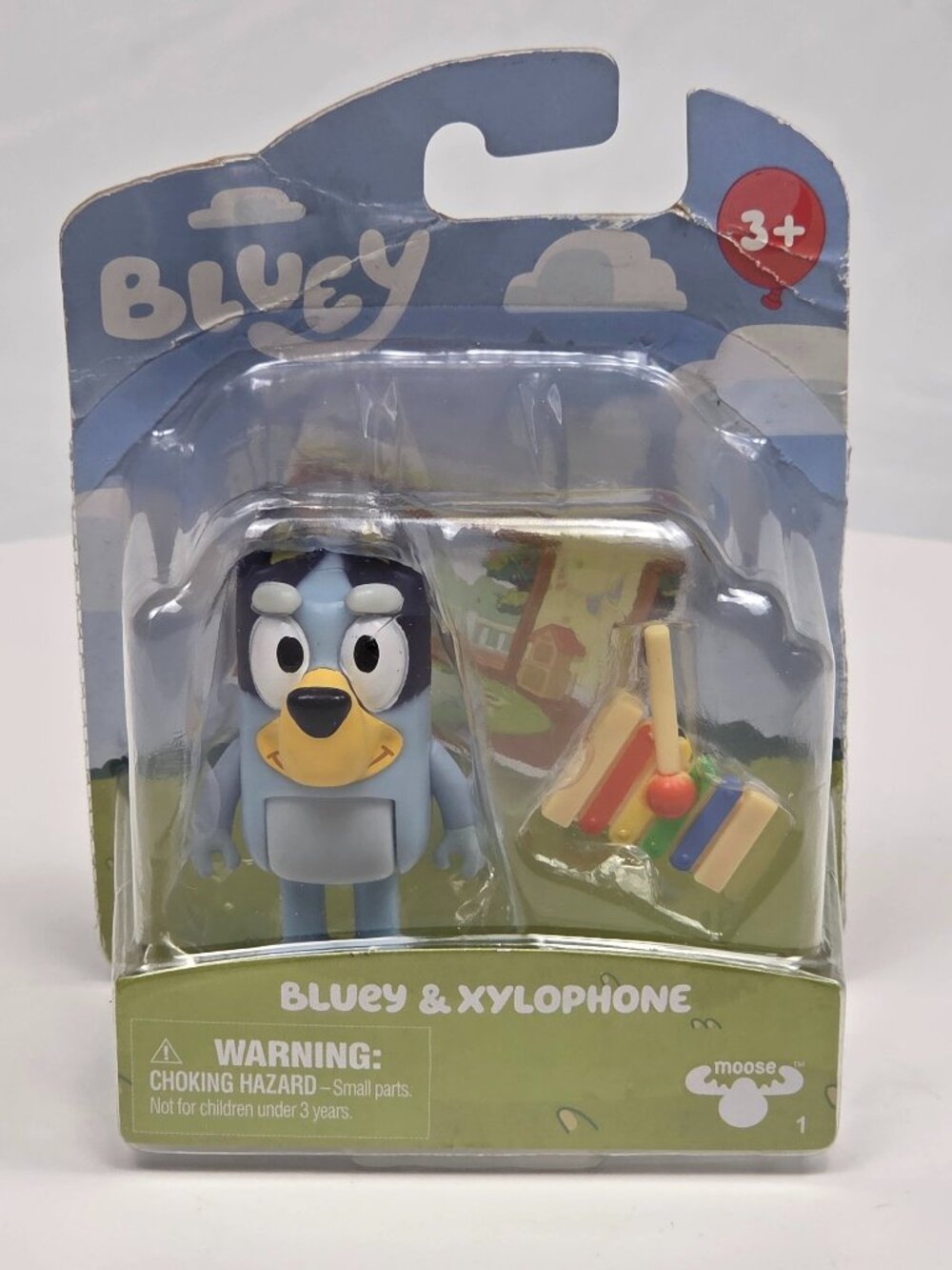 Bluey Action Figure - Bluey & Xylophone NEW